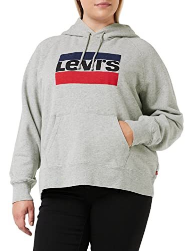 Levi's Damen Graphic Sport Hoodie Kapuzenpullover , Sportswear Hoodie Smokestack Htr, L von Levi's