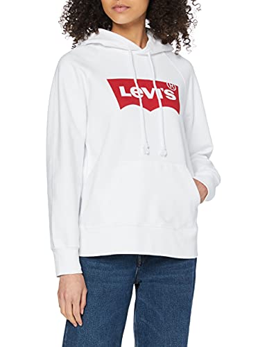 Levi's Damen Graphic Sport Hoodie Kapuzenpullover , Housemark Hoodie White, XXS von Levi's