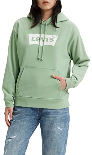 Levi's Damen Graphic Standard Hooded Sweatshirt Hoodie, Batwing Granite Green, XXS von Levi's