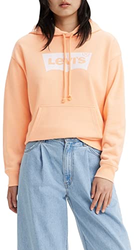 Levi's Damen Graphic Standard Hooded Sweatshirt Hoodie, Almond Cream, M von Levi's