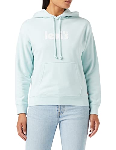 Levi's Damen Graphic Standard Hoodie, Poster Logo Starlight Blue, L von Levi's