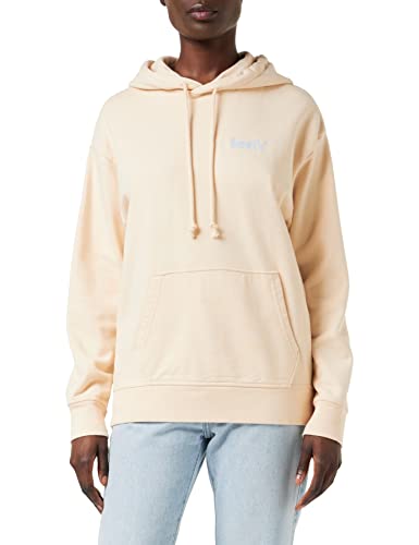 Levi's Damen Graphic Standard Hoodie, Reflective Logo Peach Puree, M von Levi's