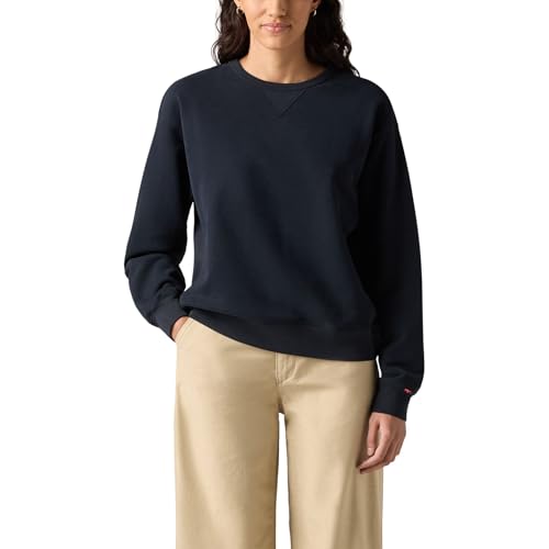 Levi's Damen Heritage Sweatshirt mit Rundhalsausschnitt Anthracite Night Black M Levi's Damen Heritage Sweatshirt mit Rundhalsausschnitt Anthracite Night Black M von Levi's