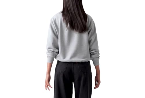 Levi's Damen Heritage Sweatshirt mit Rundhalsausschnitt Garment Dye Potpourri Pink L von Levi's