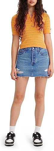 Levi's Damen Icon ICON SKIRT Skirt, Iconically Yours, 26 von Levi's