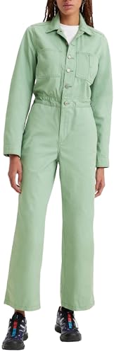 Levi's Damen Iconic Jumpsuit Dress Jumpsuit, Granite Green, M von Levi's