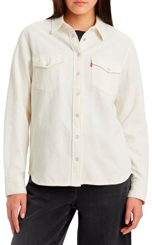 Levi's Damen Iconic Western Hemd,Ecru Crew 4,XXS von Levi's