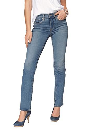 Levi's Damen 724 High Rise Straight Jeans, Blau (Mediados Azul), 27W x 32L von Levi's