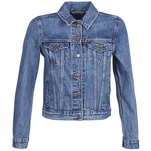 Levi's Damen Original Trucker Denim Jacke,Soft As Butter Dark,M von Levi's