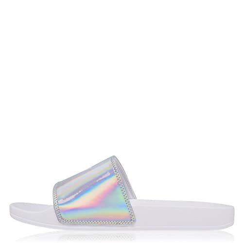 Levi's Damen June Batwing S Slides, Silber, 37 EU von Levi's