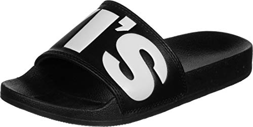 Levi's Damen Badeschuhe June L S Slides, black, 41 EU von Levi's