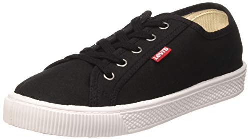 Levi's Damen Malibu Beach S Sneaker, Schwarz (Regular Black 59), 36 EU von Levi's