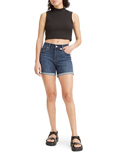 Levi's Damen Mid Length Shorts Denim Shorts Lapis Smile Shorts () 28 - von Levi's
