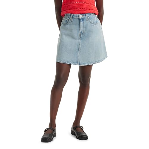 Levi's Damen Mini-Volantrock Look at Blue Blue 26 von Levi's