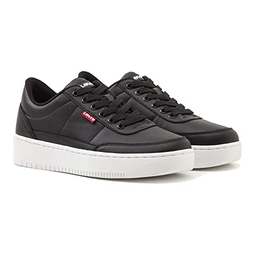Levi's Damen New Union 2.0 Sneakers, Regular Black, 41 EU von Levi's