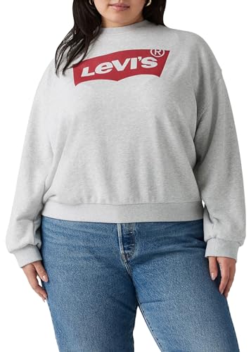 Levi's Damen PL GR Everyday Kapuzenpullover, Crew CORE Batwing II Starstruck Heather Grey Starstruck HETAHER Grey, 3XL von Levi's