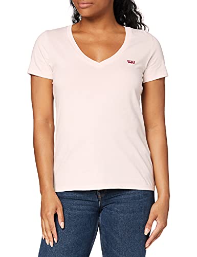 Levi's Damen Perfect V-Neck T-Shirt,Almost Mauve,XXS von Levi's