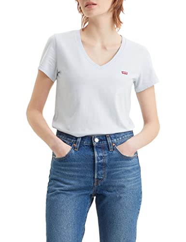 Levi's Damen Perfect V-Neck T-Shirt,Arctic Ice,XS von Levi's