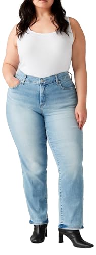 Levi's Damen Plus Size 314 Shaping Straight Jeans, Twice The Time, 16 S von Levi's