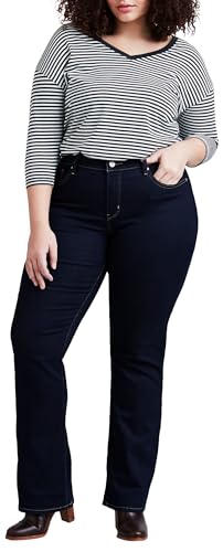 Levi's Damen Plus Size 315™ Shaping Bootcut Jeans, Darkest Sky, 16 L von Levi's