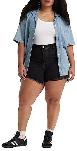 Levi's Damen Plus Size 501® High Rise Shorts Denim Shorts,Stowaway Plus,14W von Levi's