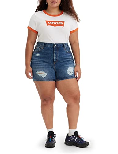 Levi's Damen Plus Size 501® High Rise Shorts Denim Shorts,Broken Midnight Plus,18W von Levi's