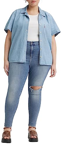 Levi's Damen Plus Size 720™ High Rise Super Skinny Jeans, Island Medium Plus, 18 M von Levi's