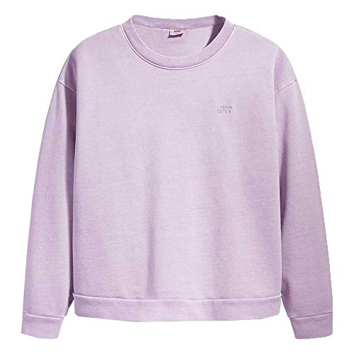 Levi's Damen Plus Size Diana Crew Sweatshirt Tight Loops Garment Dye (Blau) 2X von Levi's