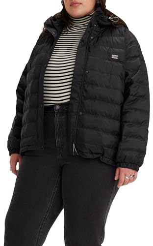 Levi's Damen Plus Size Edie Packable Jacket Caviar (Schwarz) 4 X von Levi's