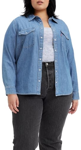 Levi's Damen Plus Size Essential Western Hemd, Going Steady 5, 1XL Levi's Damen Plus Size Essential Western Hemd, Going Steady 5, 1XL von Levi's