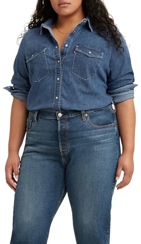 Levi's Damen Plus Size Essential Western Hemd Levi's Damen Plus Size Essential Western Hemd von Levi's
