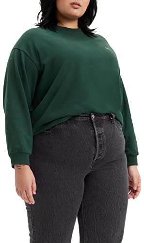 Levi's Damen Plus Size Everyday Sweatshirt, Darkest Spruce, 2XL von Levi's