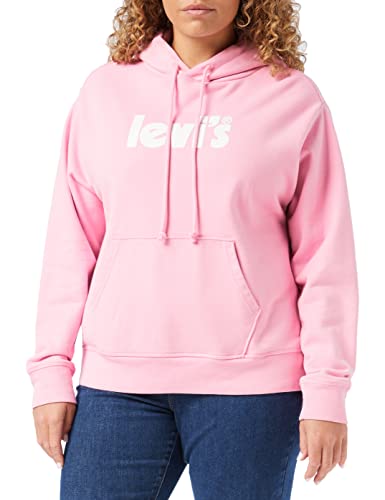 Levi's Damen Plus Size Graphic Standard Hoodie Poster Logo Prism Pink (Pink) XL von Levi's