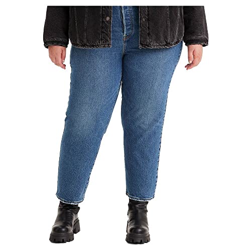 Levi's Damen Plus Size Ribcage Straight Ankle Jeans, 14 W M von Levi's
