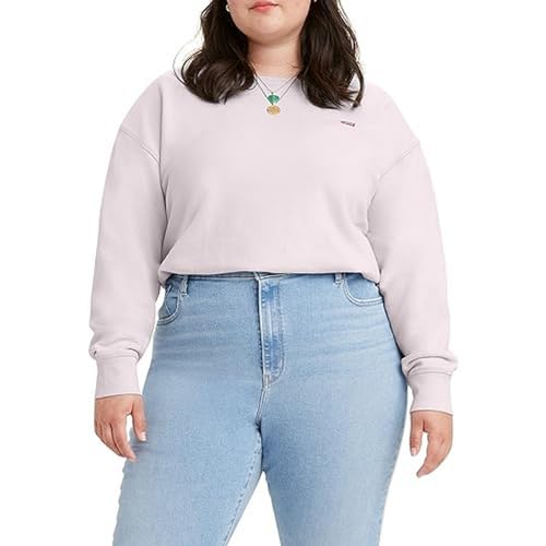 Levi's Damen Plus Size Standard Crew Sweatshirt, Crown Blue, 3XL von Levi's