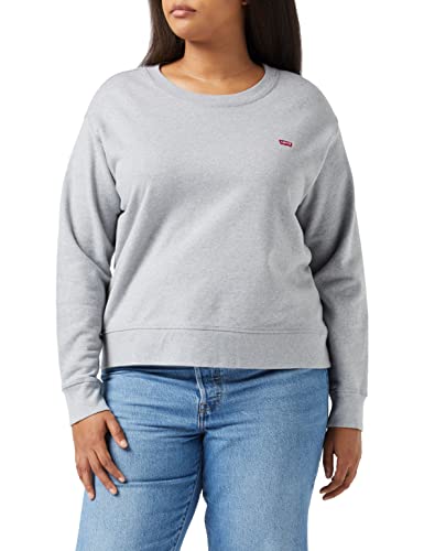 Levi's Damen Plus Size Standard Crew Sweatshirt Starstruck Heather Grey (Grau) 3XL von Levi's