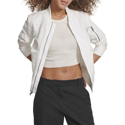Levi's Damen Melanie Newport Bomberjacke (Regular & Übergröße) Übergangsjacke, Weiss/opulenter Garten, L von Levi's