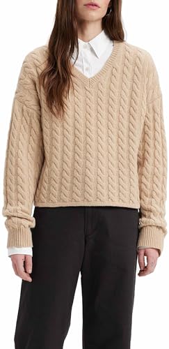 Levi's Damen Rae Sweater Sweatshirt, Macadamia, L von Levi's