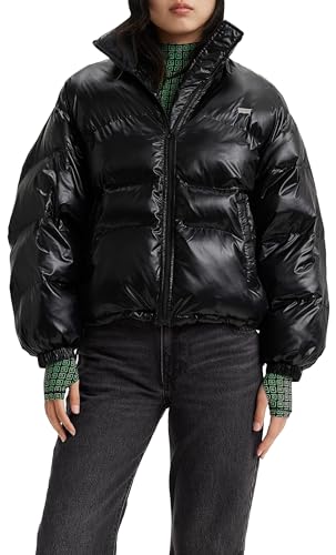 Levi's Damen Retro Puffer Caviar Jacke, Caviar, S von Levi's