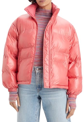 Levi's Damen Retro Puffer Caviar Jacke, Italian Rose, M von Levi's