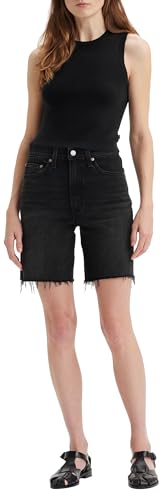 Levi's Damen Ribcage Bermuda Shorts, Goth Princess, 30 Levi's Damen Ribcage Bermuda Shorts, Goth Princess, 30 von Levi's