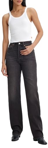 Levi's Damen Ribcage Full Length Jeans, Static Noise Overload, 27W / 34L von Levi's