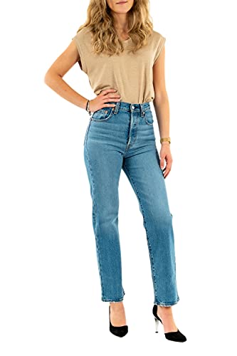 Levi's Damen Ribcage Straight Ankle Jeans,Jive Together,27W / 29L von Levi's