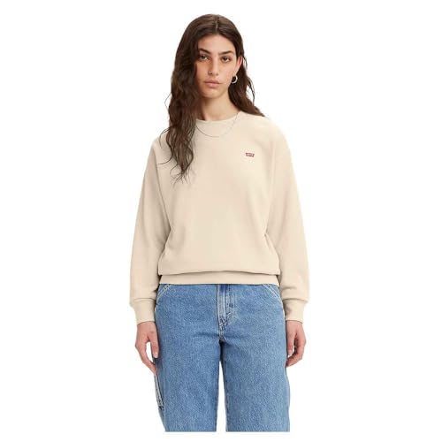 Levi's Damen Standard Crew Neutrals, Pearled Ivory, L von Levi's