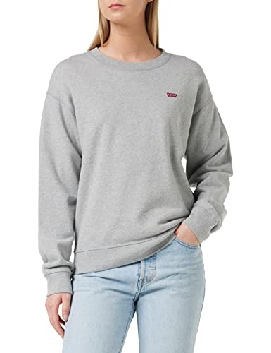 Levi's Damen Standard Crew Sweatshirt,Starstruck Heather Grey,M von Levi's