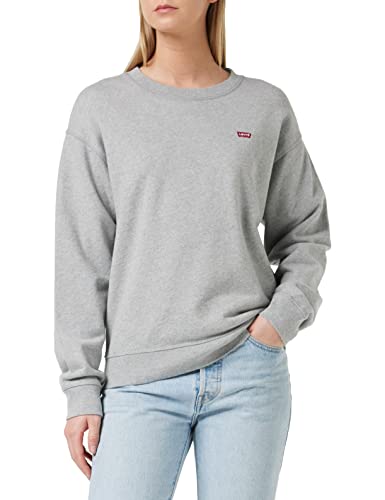 Levi's Damen Standard Crew Sweatshirt,Starstruck Heather Grey,S Levi's Damen Standard Crew Sweatshirt,Starstruck Heather Grey,S von Levi's
