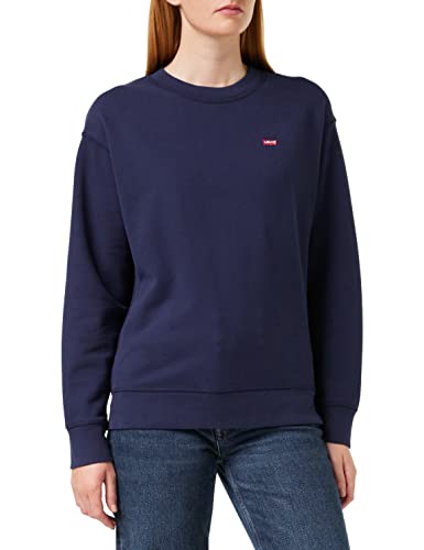 Levi's Damen Standard Crew Sweatshirt,Peacoat,S von Levi's