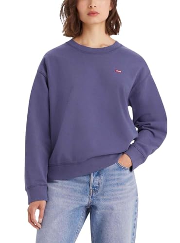 Levi's Damen Standard Crew Sweatshirt,Crown Blue,XXS von Levi's