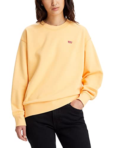 Levi's Damen Standard Crew Sweatshirt,Buff Orange,XXS von Levi's