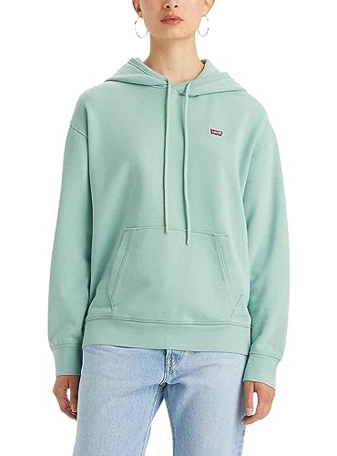 Levi's Damen Standard Sweatshirt Hoodie Kapuzenpullover,Granite Green,XS von Levi's